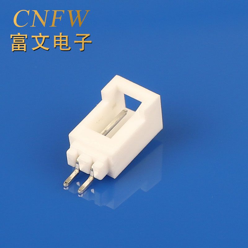 杜邦2.54直针2P针座 杜邦接口LED分线盒针座 LED带扣-2AZ双柱